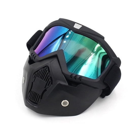 Face Helmet Mask for Bike Riders with Glasses